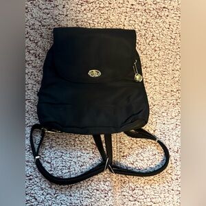 Travelon Black Backpack with Gold Charm